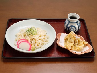 舞茸天ぷらうどん（温・冷）