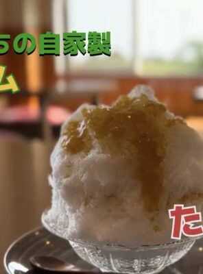 自家栽培の柚子を使ったかき氷販売中！イメージ